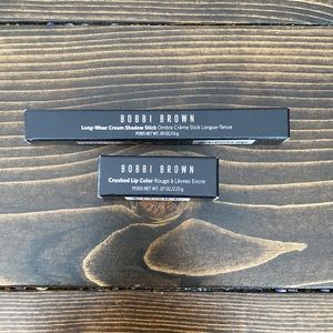 Bobbi Brown lipstick and eyeshadow stick